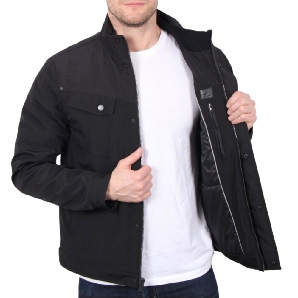 William Rast Men's Black Winter Jacket Size XXL